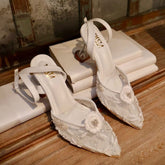 Chloé Bridal Heels I Tiesta shoes